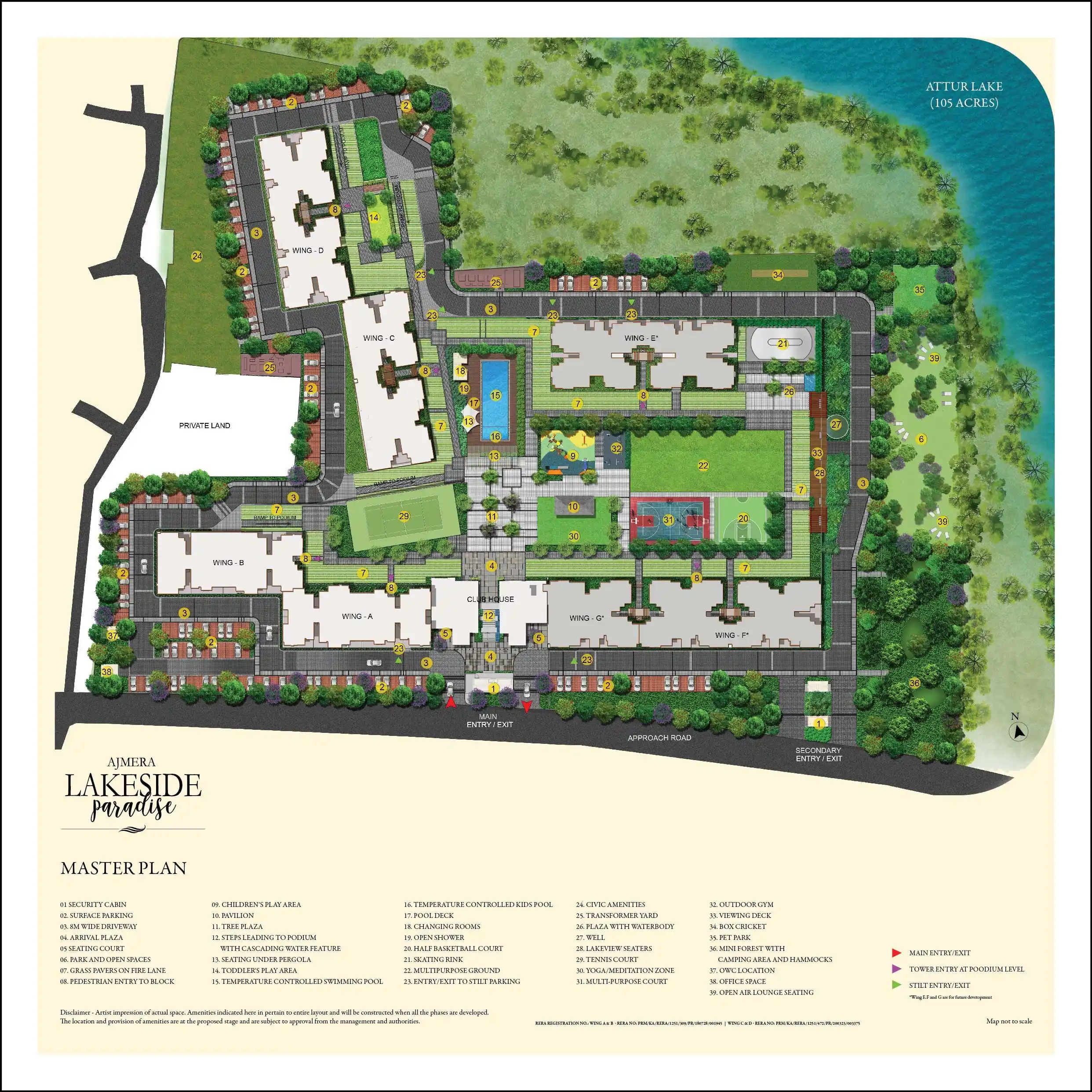 Ajmera Marina Master Plan Image